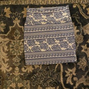 Tight fit mini skirt